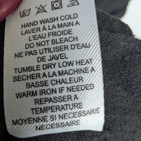 Echo New York Black Cotton Crochet Swim Cover-up Size Medium Beach Vacation Pool - Picture 10 of 10